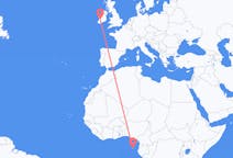 Flyg från São Tomé, São Tomé och Príncipe till Shannon, County Clare, Irland