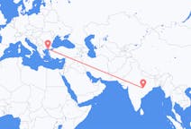 Flyreiser fra Raipur, India til Alexandroupolis, Hellas