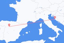 Flyg från Zadar till Valladolid