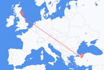Flights from Eskişehir, Turkey to Newcastle upon Tyne, the United Kingdom