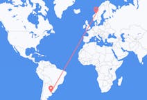 Flyrejser fra Buenos Aires, Argentina til Trondheim, Norge