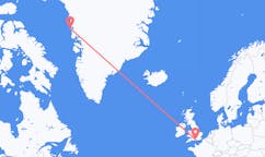 Fly fra Upernavik til Southampton