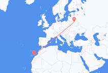 Flyreiser fra Minsk, Hviterussland til Ajuy, Spania