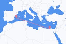 Flyg från Alexandria, Egypten till Ibiza, Spanien
