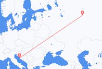 Flights from Zadar, Croatia to Kirov, Russia