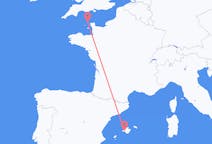 Flights from Alderney, Guernsey to Palma de Mallorca, Spain