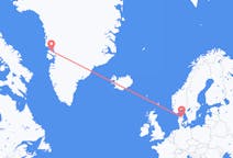 Flights from Aalborg, Denmark to Qaarsut, Greenland
