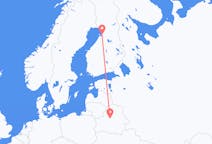 Loty z Oulu, Finlandia z Mińsk, Białoruś