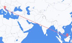Flyrejser fra Miri, Malaysia til Ancona, Italien