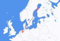 Flyreiser fra Münster, Tyskland, til Vasa, Tyskland