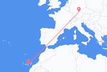 Flights from Las Palmas in Spain to Nuremberg in Germany