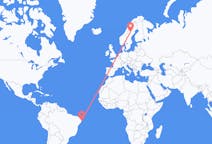 Flights from Recife, Brazil to Vilhelmina, Sweden