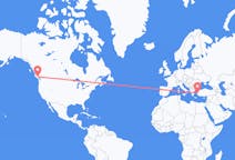 加拿大出发地 科莫克斯飞往加拿大飞往伊兹密尔的航班