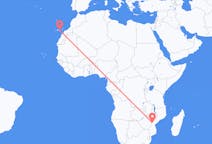Flyreiser fra Chimoio, Mosambik til Las Palmas, Spania