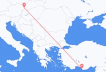 Flyreiser fra Gazipaşa, til Bratislava