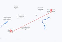 Vluchten van Krasnojarsk naar Barnaoel