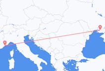 Flüge von Nizza, Frankreich nach Cherson, die Ukraine