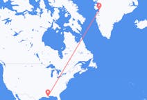 来自美国新奥尔良目的地 格陵兰伊卢利萨特的航班