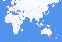 Loty z Hobart, Australia z Hanower, Niemcy