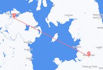 Flug frá Manchester, Englandi til Derry, Norður-Írlandi