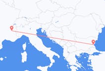 Flyg från Grenoble till Burgas