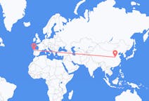 Flyrejser fra Zhengzhou til Santiago de Compostela