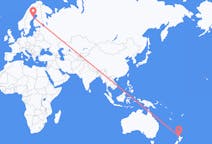 Рейсы из Окленд, Новая Зеландия в Шеллефтео, Швеция