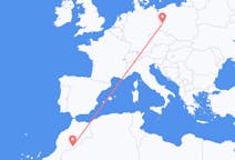 Flights from Zagora, Morocco to Zielona Góra, Poland