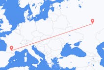 Flights from Penza, Russia to Toulouse, France