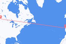 Flyg från Regina, Saskatchewan till Porto
