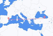 Flights from Giresun, Turkey to Castellón de la Plana, Spain