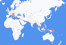 Flyrejser fra Popondetta, Papua Ny Guinea til Napoli, Italien