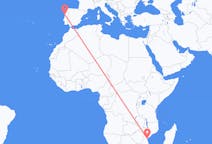 Flyreiser fra Beira, Mosambik til Porto, Portugal