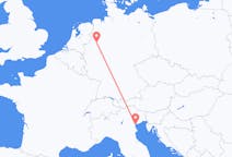 Vols de Venise, Italie vers Münster, Allemagne