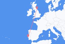 Vluchten van Newcastle upon Tyne, Engeland naar Lissabon, Portugal