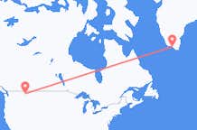 Flights from Kalispell to Qaqortoq