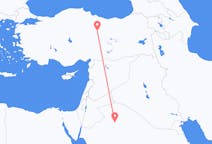Loty z Al Jawf Region, Arabia Saudyjska z Sivas, Turcja