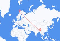 Flights from Imphal, India to Narvik, Norway