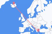 그리스 파리키아발 아이슬란드 아쿠레이리행 항공편