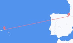 Fly fra Pamplona til Terceira