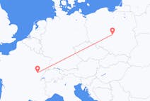 Flights from Dole to Łódź