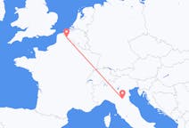 Flyrejser fra Bologna, Italien til Lille, Frankrig