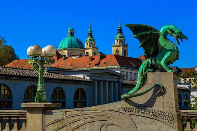 Tour privado de la ciudad de Ljubljana y castillo de Ljubljana desde Ljubljana