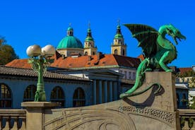 Privat Ljubljana City Tour og Ljubljana-slottet fra Ljubljana