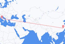 Flyg från Shangrao, Kina till Rom, Italien