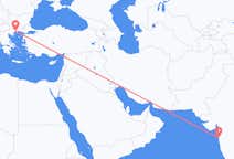 出发地 印度孟买目的地 希腊卡瓦拉县的航班