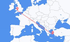 Flyreiser fra Cardiff, Wales til Ikaria, Hellas