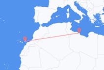 Flyg från Misurata, Libyen till Ajuy, Spanien