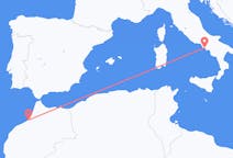 Flyreiser fra Rabat, Marokko til Napoli, Italia