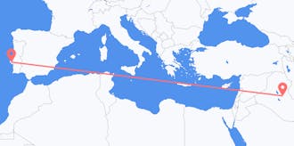 Flights from Iraq to Portugal